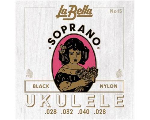 LA BELLA 15 - Струны для укулеле сопрано Ла Белла