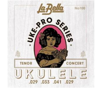 LA BELLA Set 100 Tenor/Concer - Струны для укулеле тенор Ла Белла