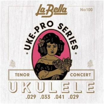 LA BELLA Set 100 Tenor/Concer - Струны для укулеле тенор Ла Белла