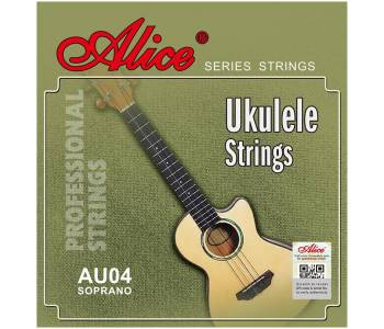 ALICE AU 04 - Струны для укулеле сопрано Элис серия Entry Level