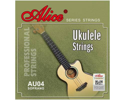 ALICE AU 04 - Струны для укулеле сопрано Элис серия Entry Level